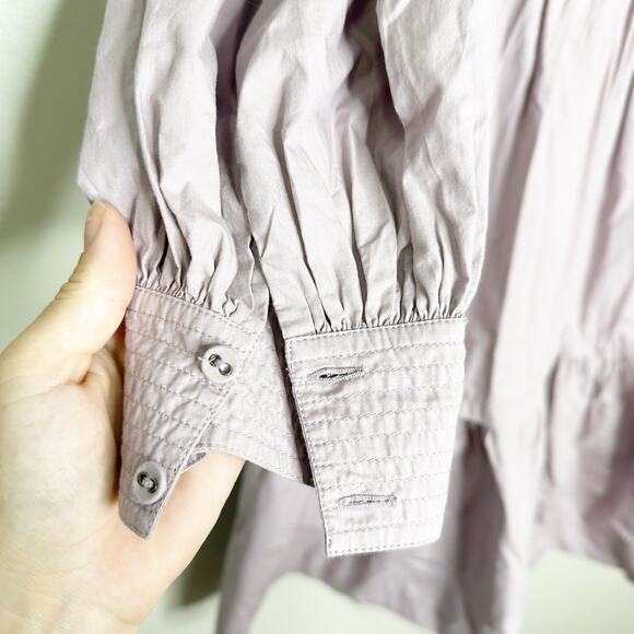 Ulla Johnson Rosa Dress Tanzanite Tiered Mini Dress in Purple Gray Size 2 - Picture 7 of 8